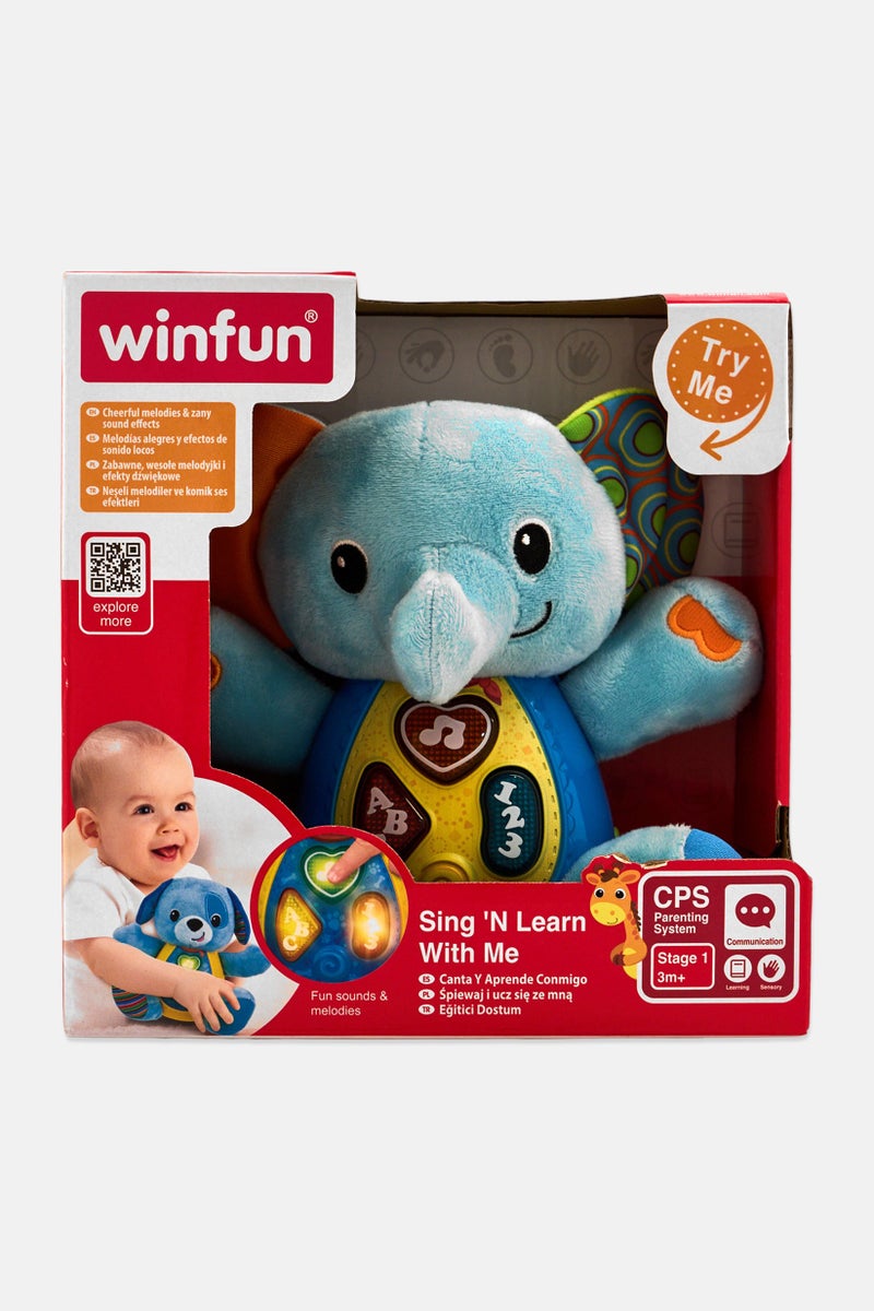 WinFun Sing N Learn With Me Timber The Elephant - Image 1
